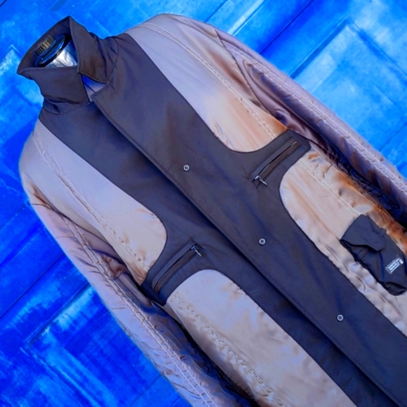 QUATTRO Men's Nylon Puffer Trench (Loaded) - Picture 15 of 16